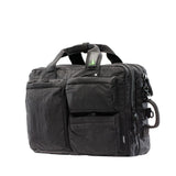 Mueslii classic 3 ways that can be used as backpack a shoulder bag or a briefcase, 3 front pocket.