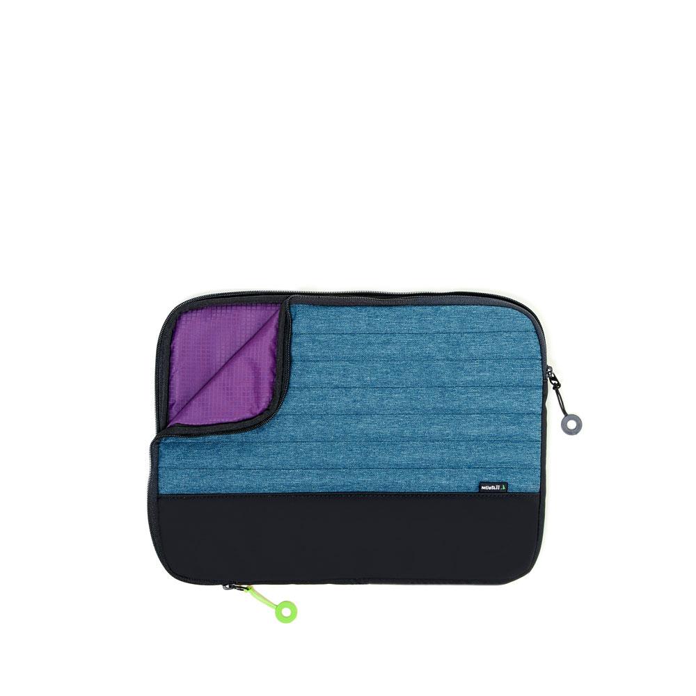 Mueslii 13" padded laptop sleeves made of rip stop nylon and Ykk zips.