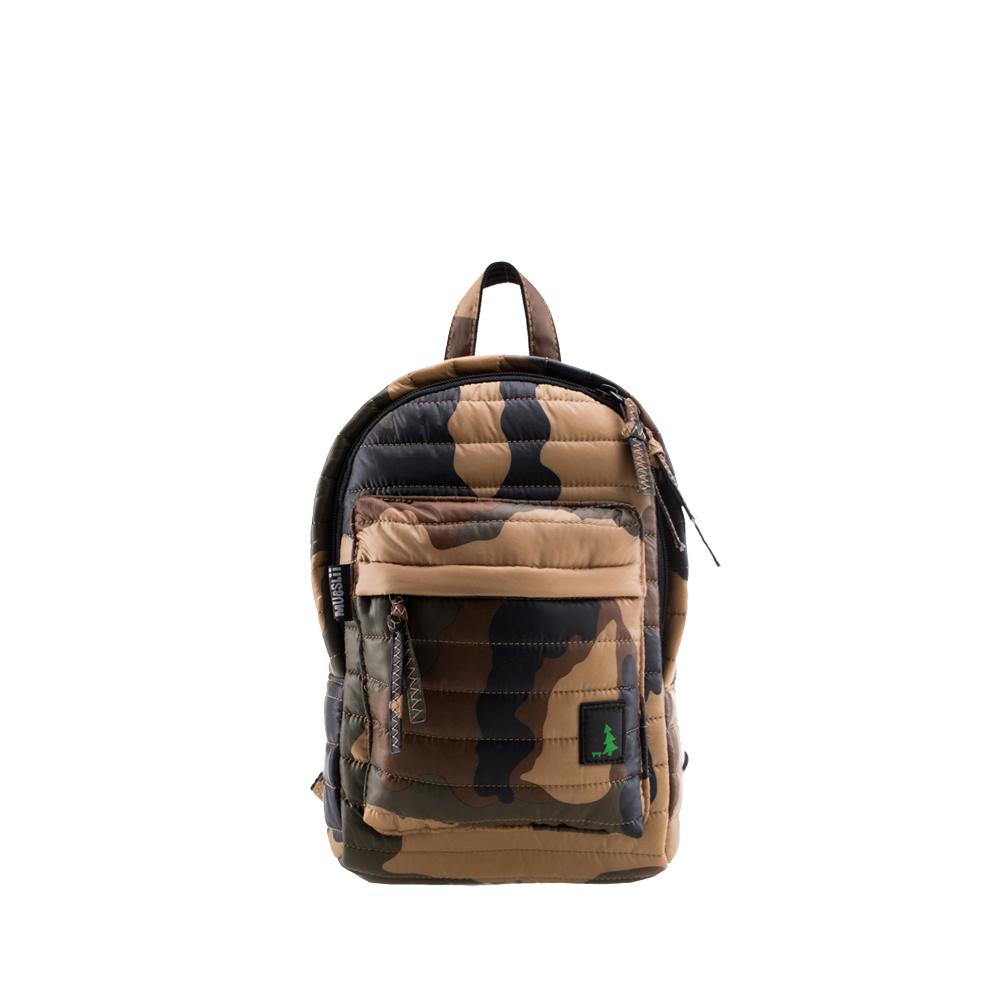 Mueslii original puffer Mini pack made of high density nylon and Ykk zips, limited edition, printed motif.