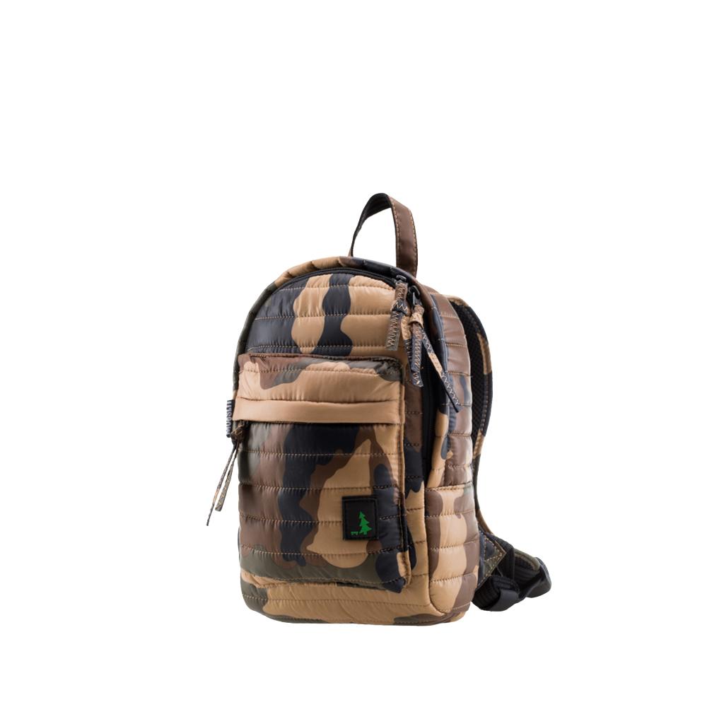 Mueslii original puffer Mini pack made of high density nylon and Ykk zips, limited edition, printed motif.