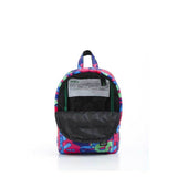 Mueslii original puffer Mini pack made of high density nylon and Ykk zips,  mueslii camo, inside view.