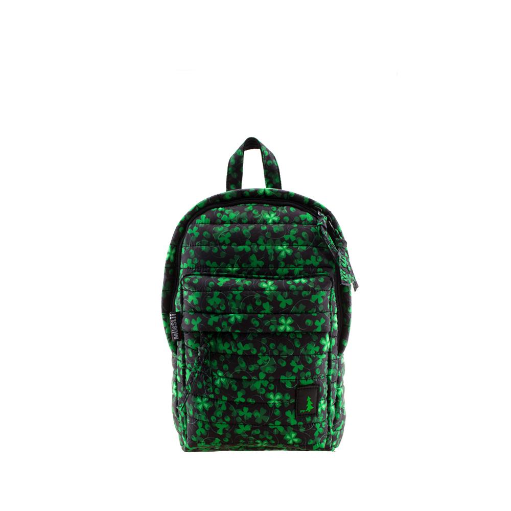 Mueslii original puffer Mini pack made of high density nylon and Ykk zips, limited edition, printed motif.